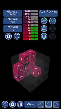 2048 In 3D - Screenshot 3