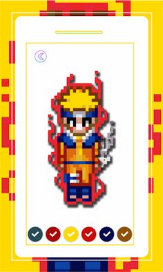 Sharingan Pixel Art - Screenshot 1