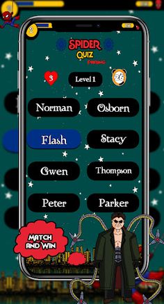 Spider Hero Quiz - Screenshot 2