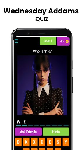 Wednesday Addams Quiz - Screenshot 3