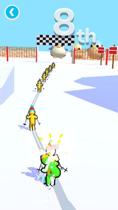 Super Ski Sprinter 3D - Screenshot 2