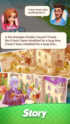 Grandpa's Castle:Merge Story - Screenshot 1