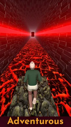 Lava Run: Platform Running - Screenshot 1