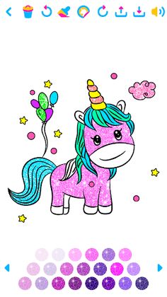 Unicorn Coloring: Girl Games - Screenshot 4