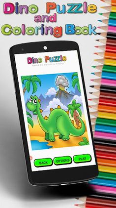 Dinosaur Coloring Book & Puzzl - Screenshot 2