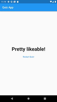 Quiz App - Screenshot 1