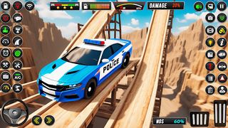 Police GT Car Stunts: Car Race - Screenshot 1