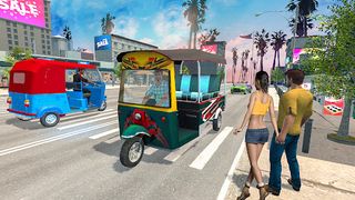 Grand Tuk Tuk Rickshaw Game - Screenshot 1