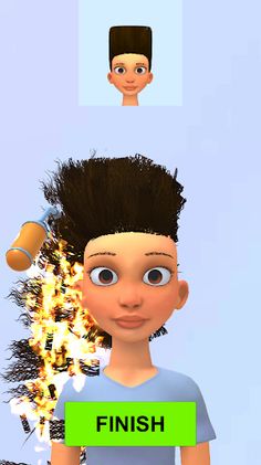 Fire Haircut - Screenshot 2