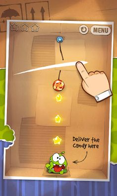 Om Nom: Drop & Match - Screenshot 1