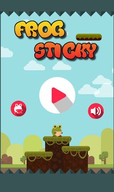Frog Sticky: Addictive Infinit - Screenshot 1