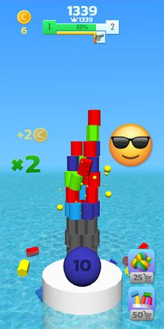 Tower crash 3D: Ball blast - Screenshot 1