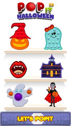 Pop It Halloween Offline Game - Screenshot 1