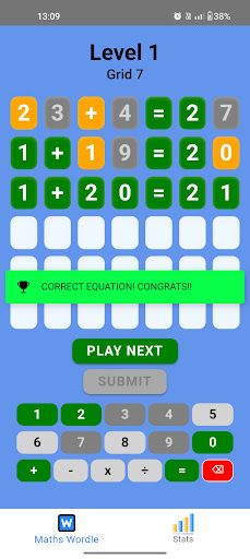 Maths Wordle Puzzle - Screenshot 3