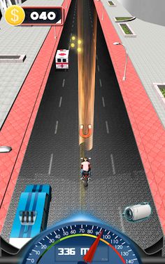Highway Sports Bike Rider 3D - Screenshot 1