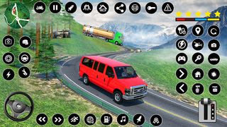 Van Taxi Games Offroad Driving - Screenshot 1