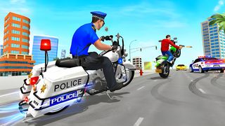 Police Moto Bike Mafia Chase - Screenshot 1