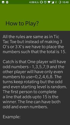 Tic TacToe numbers - Screenshot 4