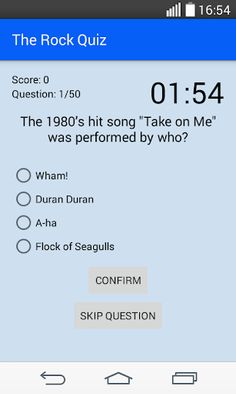 The Rock Quiz - Screenshot 4