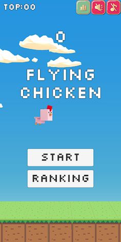 Flying Chicken - Screenshot 1