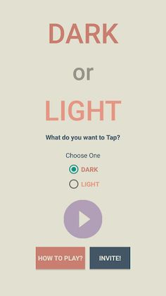 Dark Or Light - Screenshot 1
