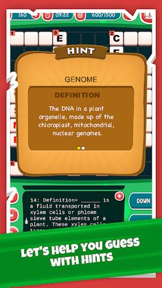 Botany Crossword Puzzle - Screenshot 4