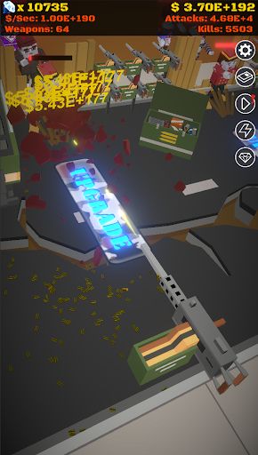 Tap Tap Zombies - (ง'̀-'́)ง Id - Screenshot 3