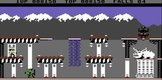 C64 Bruce Lee - Screenshot 1