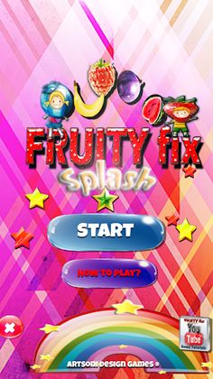 Fruity fix Splash2 - Screenshot 1