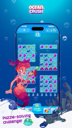 Ocean Crush Game - Match 3 - Screenshot 3