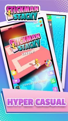 Stickman Stacky - Puzzle Game - Screenshot 1