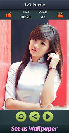 Slide Puzzles: Beautiful Girls - Screenshot 3