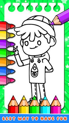 Toca Boca Coloring Book Life - Screenshot 4