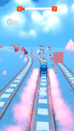Roller Coaster Race - Screenshot 3