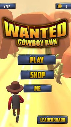 Wanted Cowboy Run - Screenshot 1