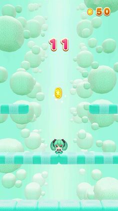 Hatsune Miku Amiguru Jump - Screenshot 2