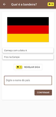 Bandeiras Quiz, qual é o país? - Screenshot 3
