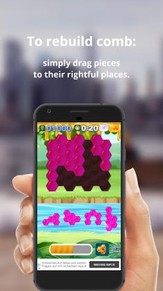 Bees Honey Comb Repair Puzzle - Screenshot 4