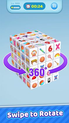 3D Cube Match - Puzzle Game - Screenshot 1