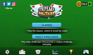 Tripeaks Solitaire Card Game - Screenshot 1