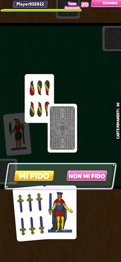 Broom Italian Card Game Online - Screenshot 2