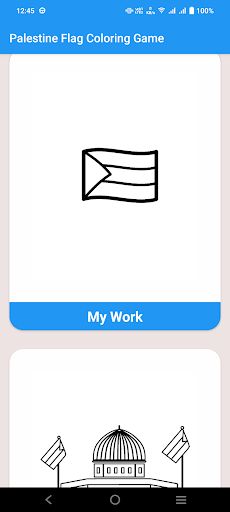 Palestine Flag Coloring Game - Screenshot 3