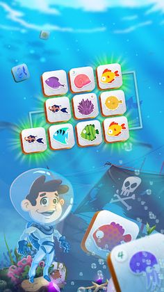 Mahjong Connect Fish World - Screenshot 4