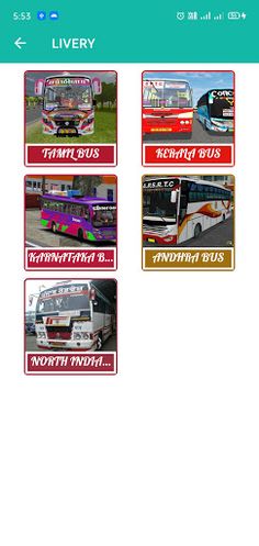 TAMIL BUS MOD LIVERY | INDONES - Screenshot 3