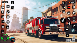City Fire Truck: Firefighter - Screenshot 3
