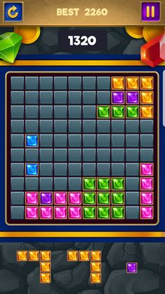 Puzzle Jewels Bloque - Screenshot 2