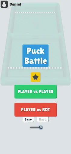 Puck Battle 2 Player Game - Screenshot 1