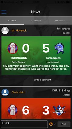 Virtual League of Hockey - Screenshot 2