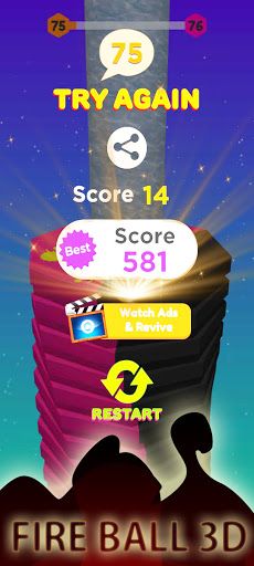 Fire Ball Tower 3D - Screenshot 3