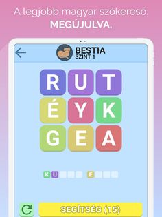 Új Szókereső magyarul szójáték - Screenshot 4